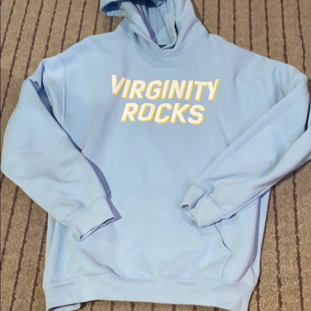 virginity rocks hoodie